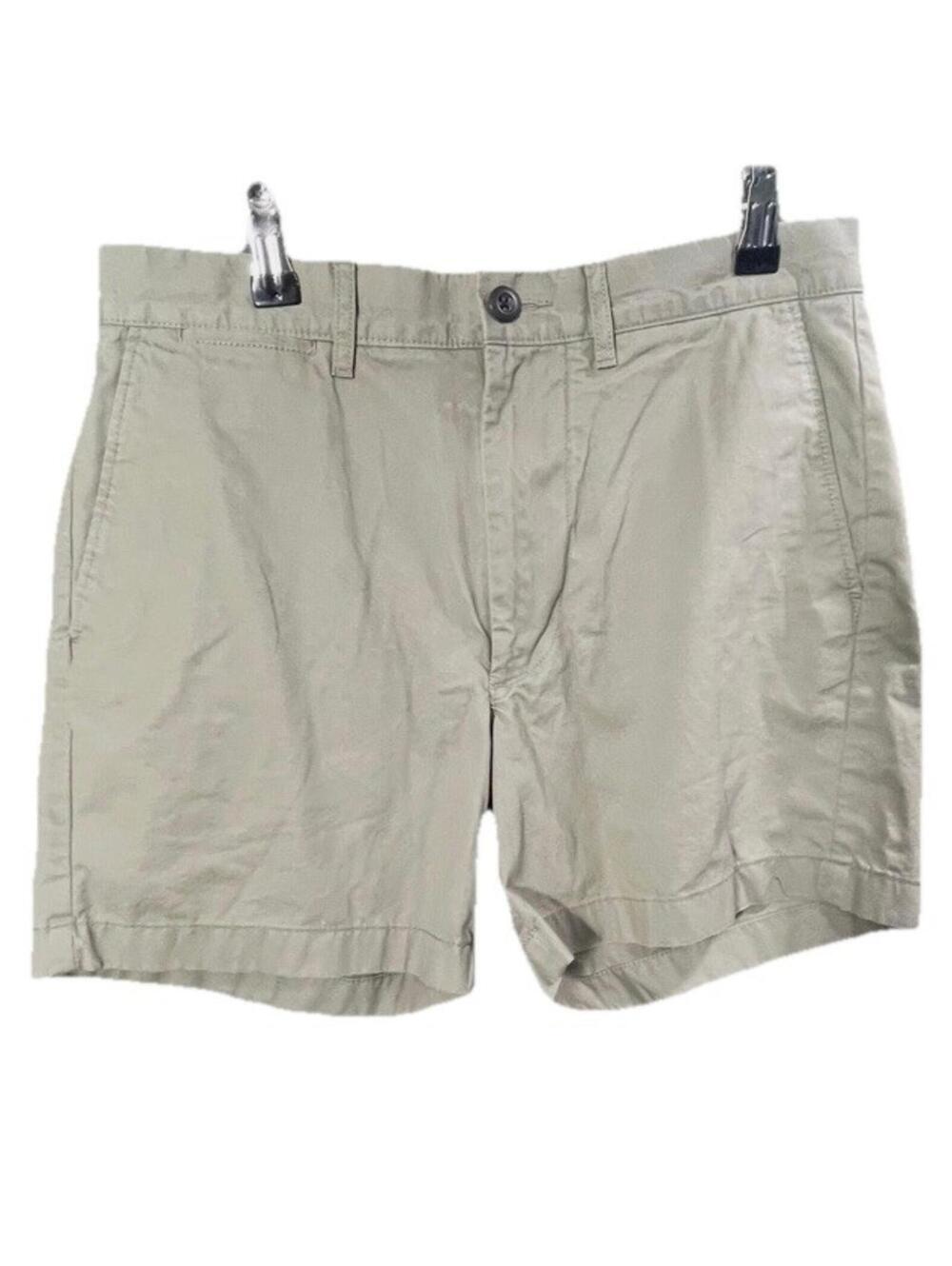J. Crew Green Chino Shorts Women’s Size W 30 L 5 Cotton Blend